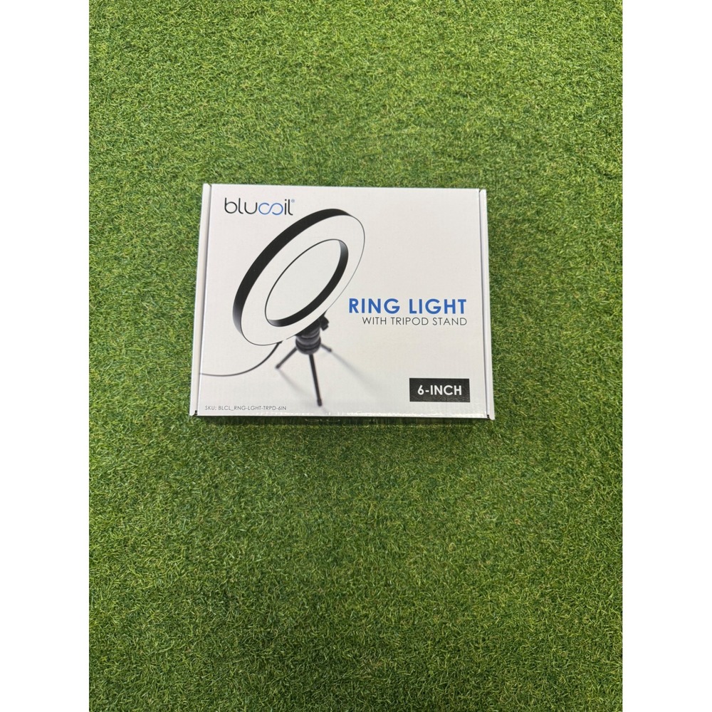 6-Inch Ring Light with Tripod Stand USB Powered Streaming BLCL-RNG-LGHT-6IN